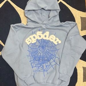 Blue Sp5der Hoodie